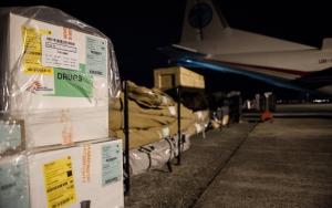 Cargo for Philippines, Ostend Airport, Belgium