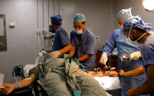 Emergency Trauma Surgery in Al Ramtha Governmental Hospital.