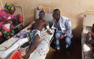 Bangui, hospital communautaire, emergency operation