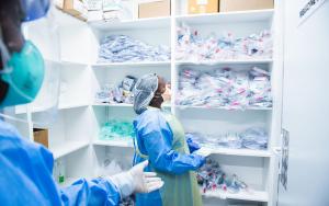 In contrast to shortages of personal protective equipment experienced in facilities across South Africa during the first COVID-19 wave, generally there was sufficient stock of PPE in the hospitals in which MSF worked during the second wave