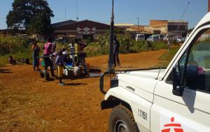 People getting water at a borehole. Kuadzana, Zimbabwe. 