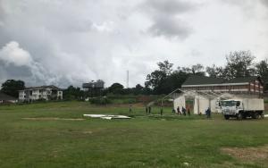 MSF staff making a field hospital to handle the increased number of COVID-19 patients