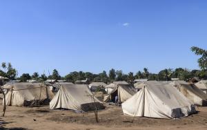 Refuge camp in Cabo Del Gado