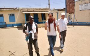 MSF International President Dr Christos Christou visiting the Zalingei teaching hospital, Central Darfur, Sudan