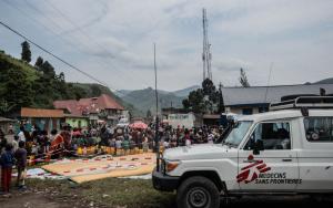 Water distribution in Sake, North Kivu, DRC