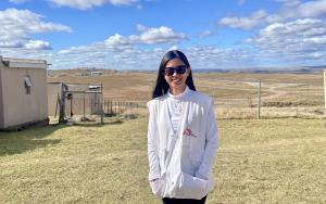 MSF,. Doctors Without Borders, Humanitarian doctor brings her son to mission in South Africa