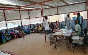 MSF clinic in Zamzam camp, North Darfur, Sudan.