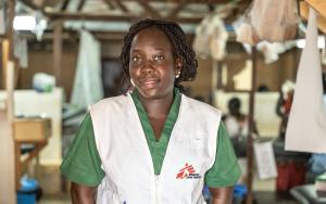 Image of a Clinical Officer in South Sudan. 