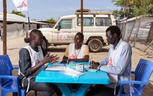 Doctors Without Borders/MSF Health workers meeting, South Sudan