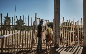 Commune of Ranobe, Amboasary District. People in the south-east of Madagascar are facing the most acute nutritional and food crisis the region has seen in recent years.