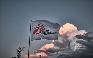 A picture of the MSF flag