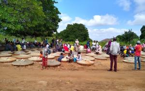 displaced people's camp, Mozambique