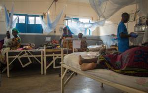 View of the  General referral hospital of Mweso, North Kivu, Democratic Republic of Congo (DRC).