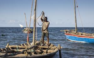 Ships or boats in Mozambique. Cholera. 