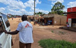 MSF health promoter in Madudu