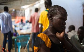 Juba displaced camp clinic 2014 JAN