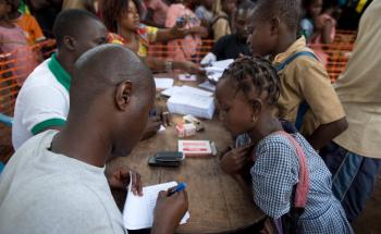 Measles Vaccination Conakry, Guinea