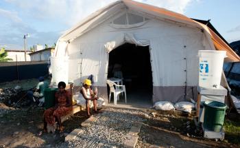 Haiti - Leogane container hospital