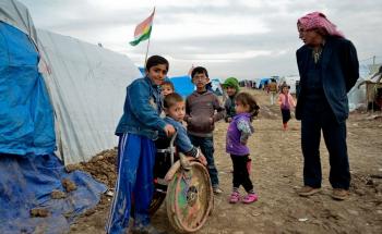 Influx of Syrians into Domeez Camp, Iraq