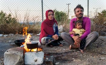 Kara Tepe Camp in Lesbos, Greece.