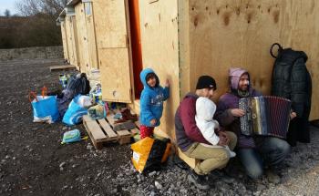 La Linière camp in Grande Synthe