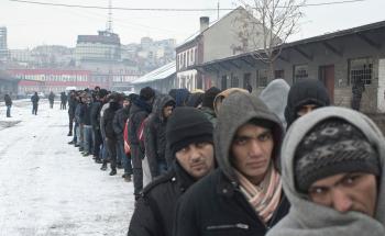 Winter Living Conditions in Belgrade, Serbia