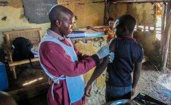 Mulungu DRC measles vaccination