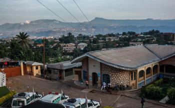 St Mary Soledad Hospital in Bamenda the base of MSF's ambulance service in Cameroon's North-West Region, and a hospital where MSF teams provided specialised care. Cameroon, 2020