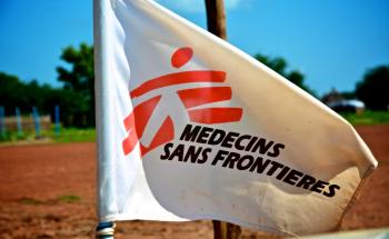 MSF, Doctors without borders Flag