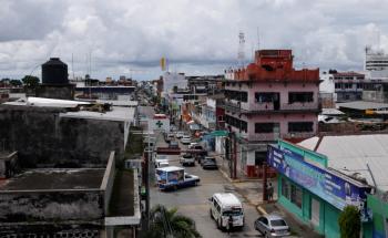 View of the city of Tapachula, in the southern Mexican state of Chiapas. 