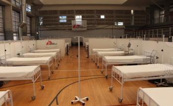 COVID-19 Khayelitsha Field Hospital, South Africa. 2020