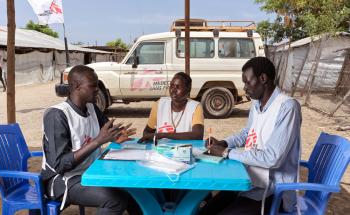 Doctors Without Borders/MSF Health workers meeting, South Sudan