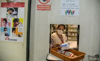 MSF Pharmacist dispensing Bedaquiline and Delamanid based DRTB