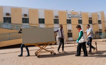 MSF teams in Bashair Hospital, Khartoum, Sudan