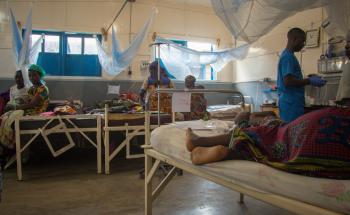 View of the  General referral hospital of Mweso, North Kivu, Democratic Republic of Congo (DRC).