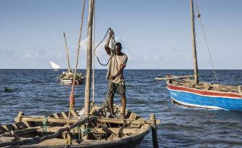 Ships or boats in Mozambique. Cholera. 