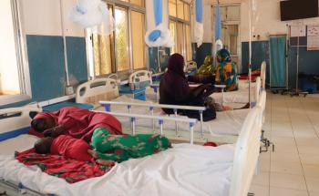 MSF, Doctors without Borders, Measles patients in BRH isolation ward