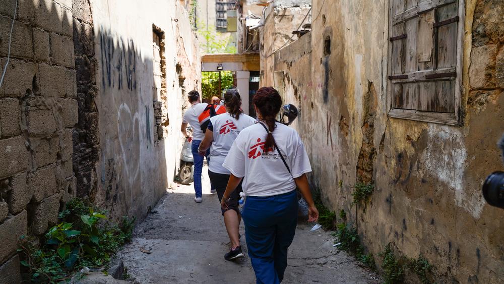 MSF teams working to support Beirut’s health services in the aftermath of the blast