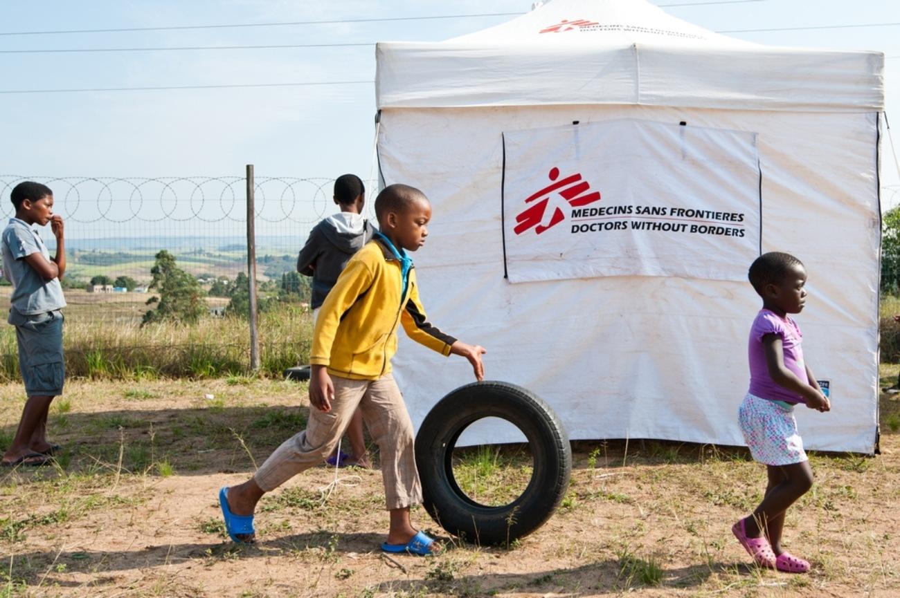 South Africa MSF Logo Mobile HIV Unit KZN