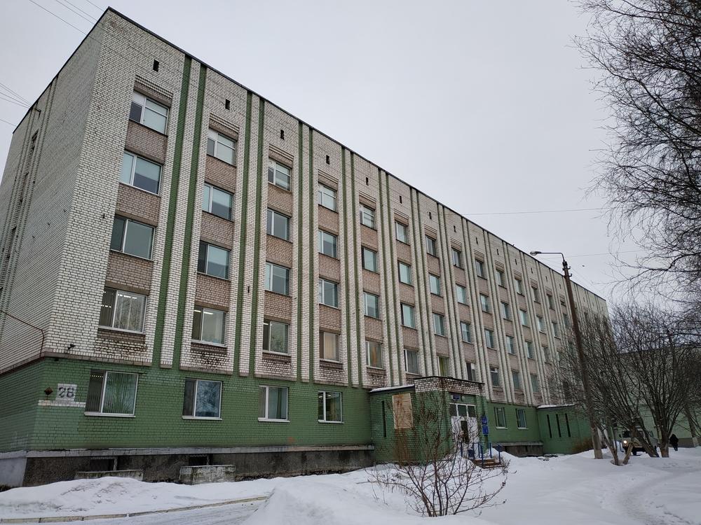 Arkhangelsk Clinical Tuberculosis Dispensary in Arkhangelsk, northern Russia, January 2020.
