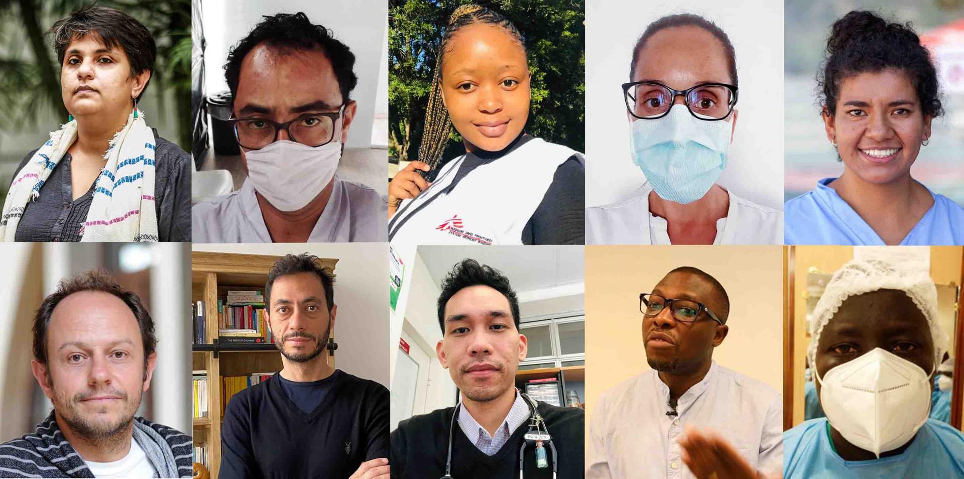 MSF, Doctors Without Borders, Faces behind the pandemic 