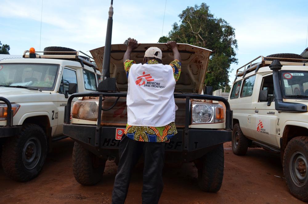 MSF vaccination team in Bangui, Central African Republic