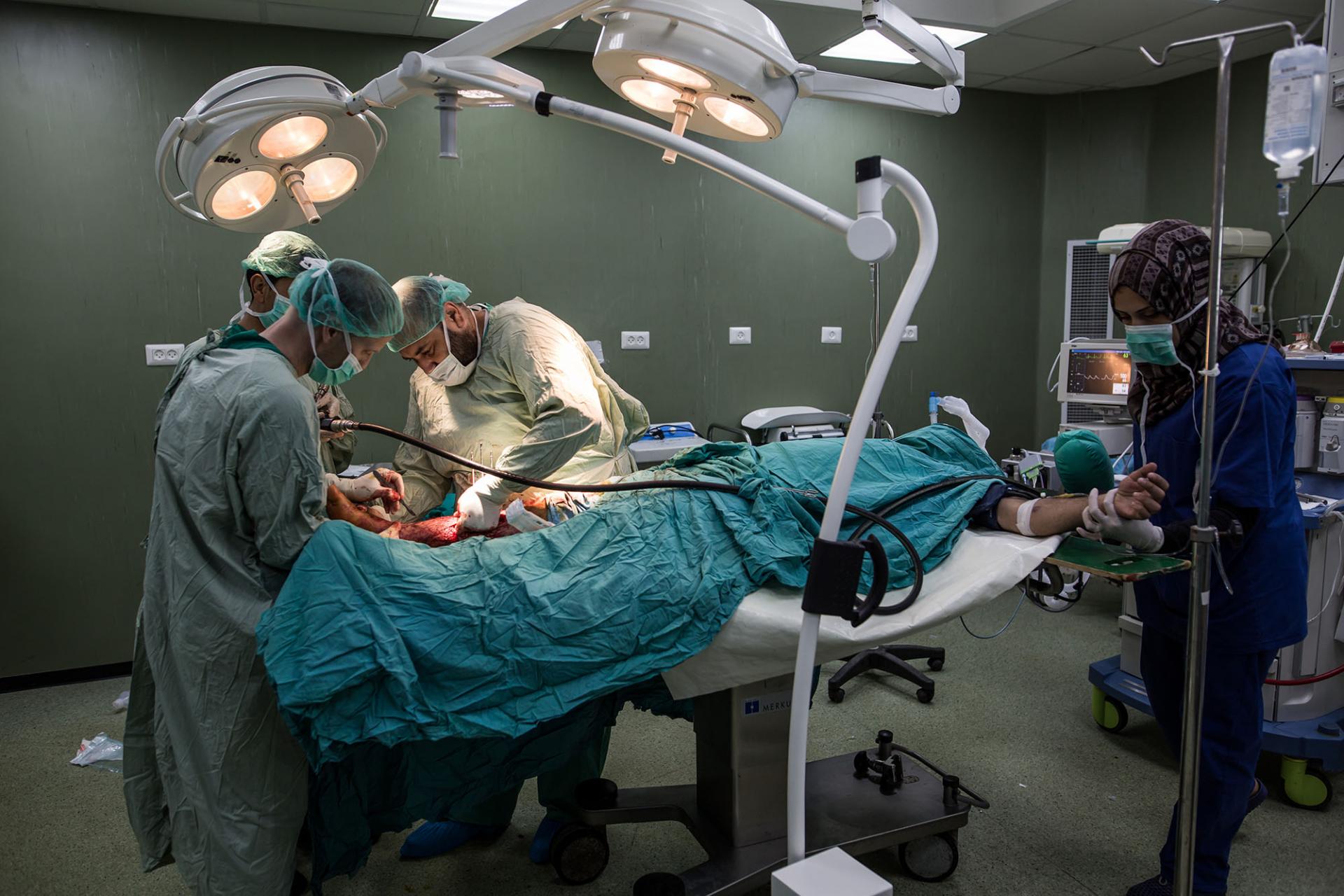 Gaza Al Aqsa hospital armed conflict
