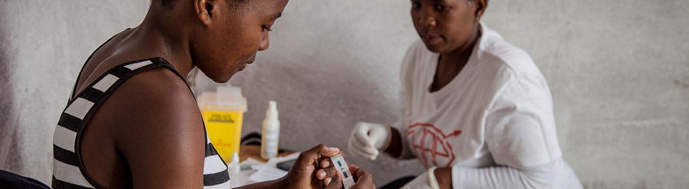 MSF, Doctors without Borders, Treating HIV, Eshowe, South Africa