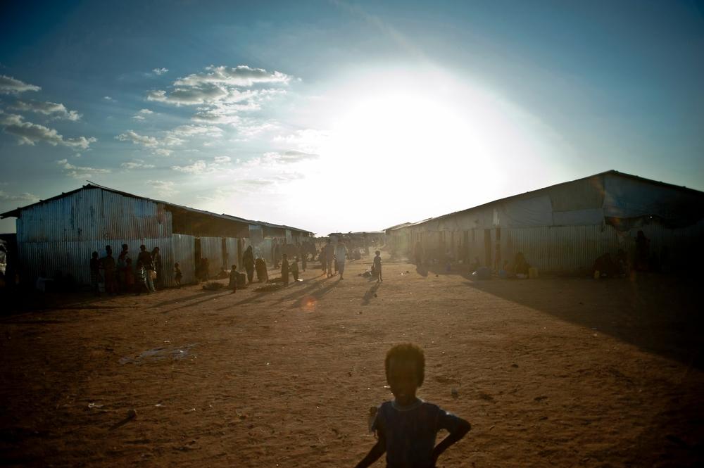 Children playing outside in Ethiopia