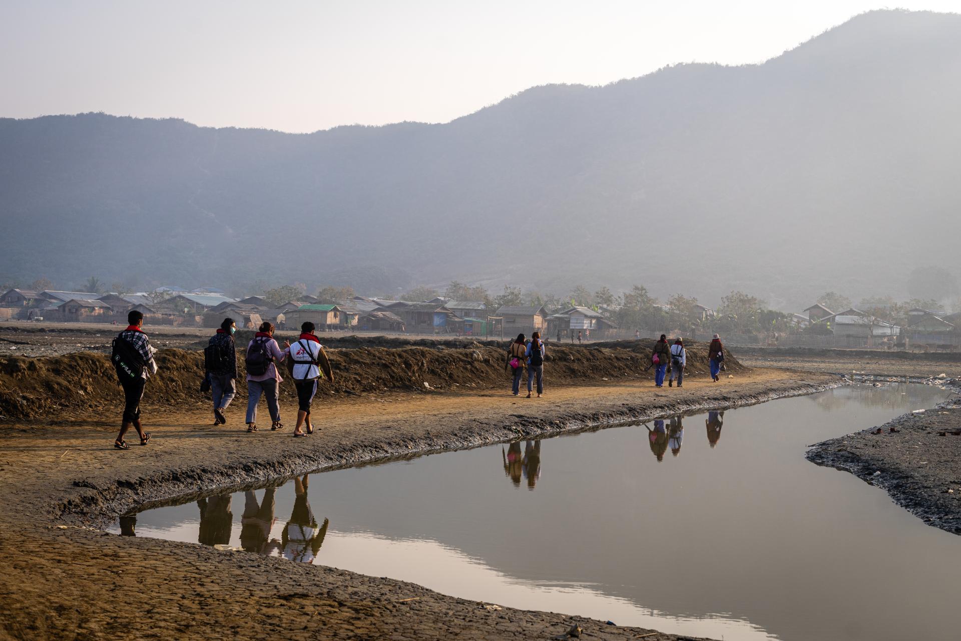 MSF_Ah Nau Ywe camp in Paukaw, Myanmar