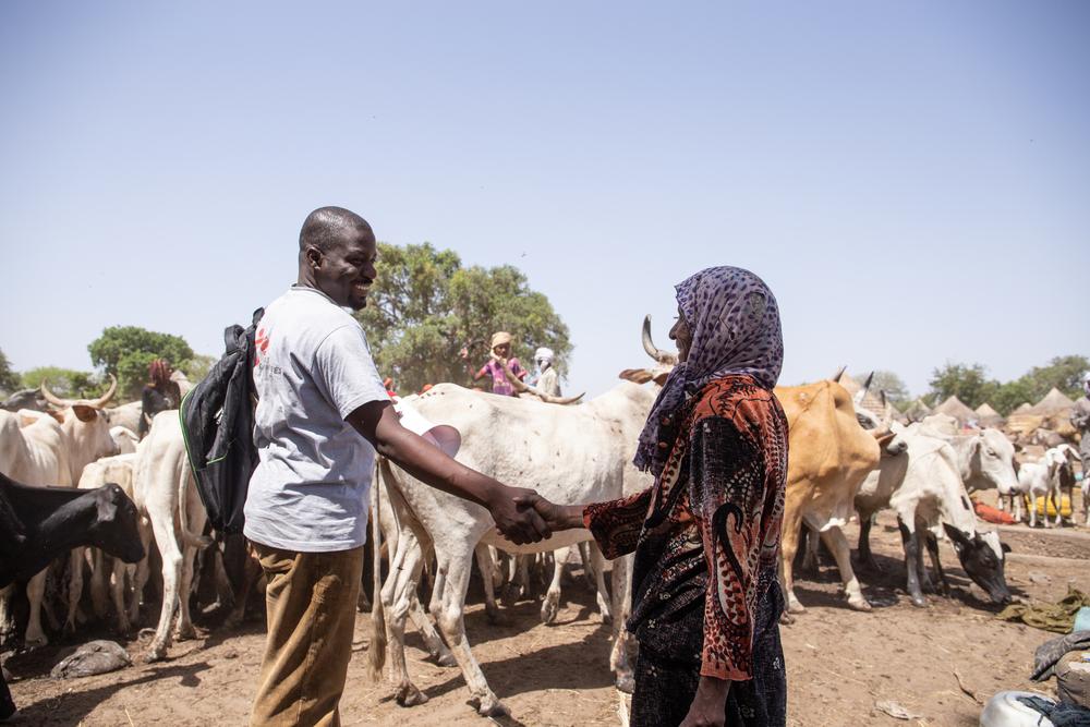 MSF’s Chad Emergency Response Unit in the outskirts of Djouna, Am Timan district. Chad, April 2019