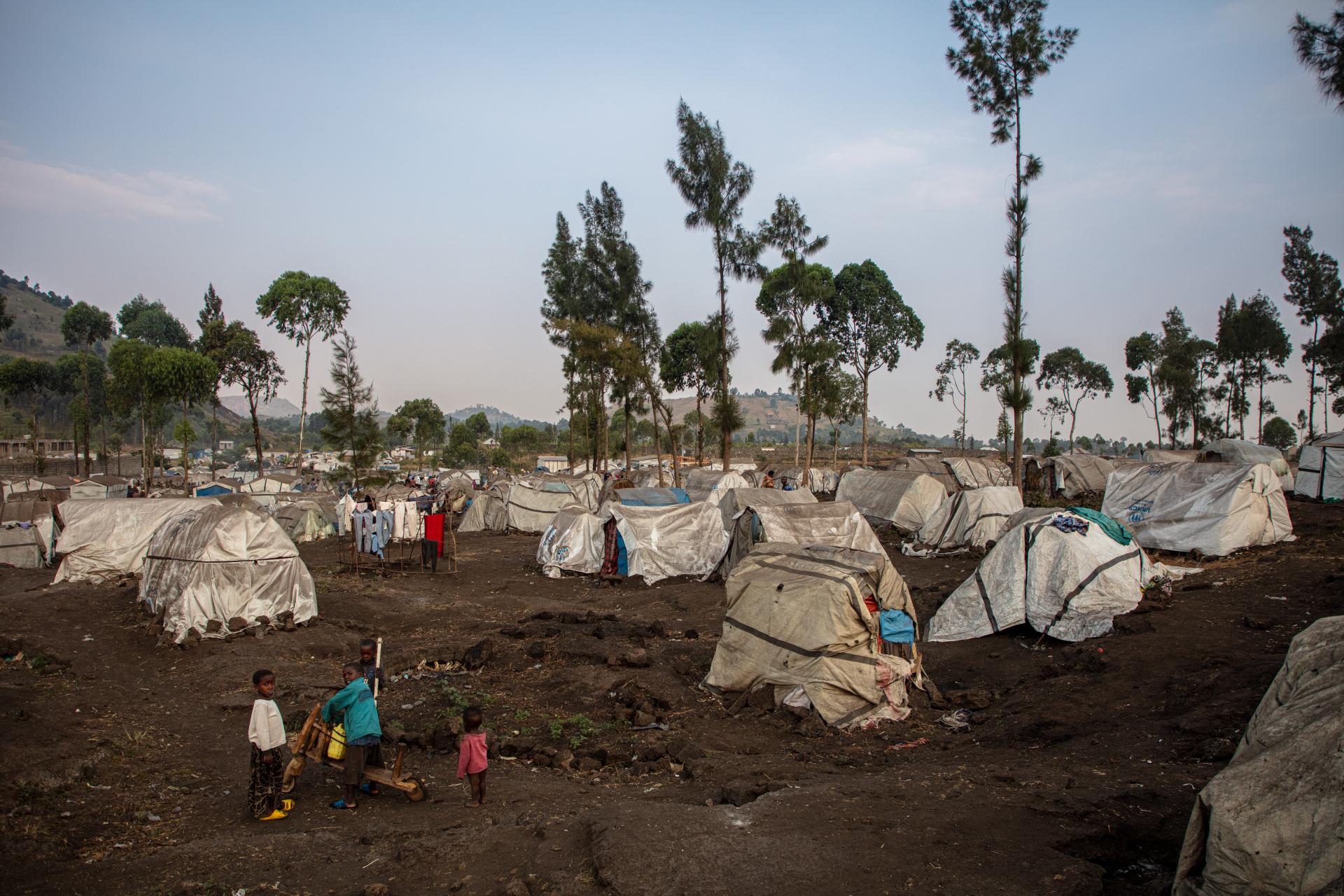 Image of the Living conditions in Elohim displacement site, Democratic Republic of Congo