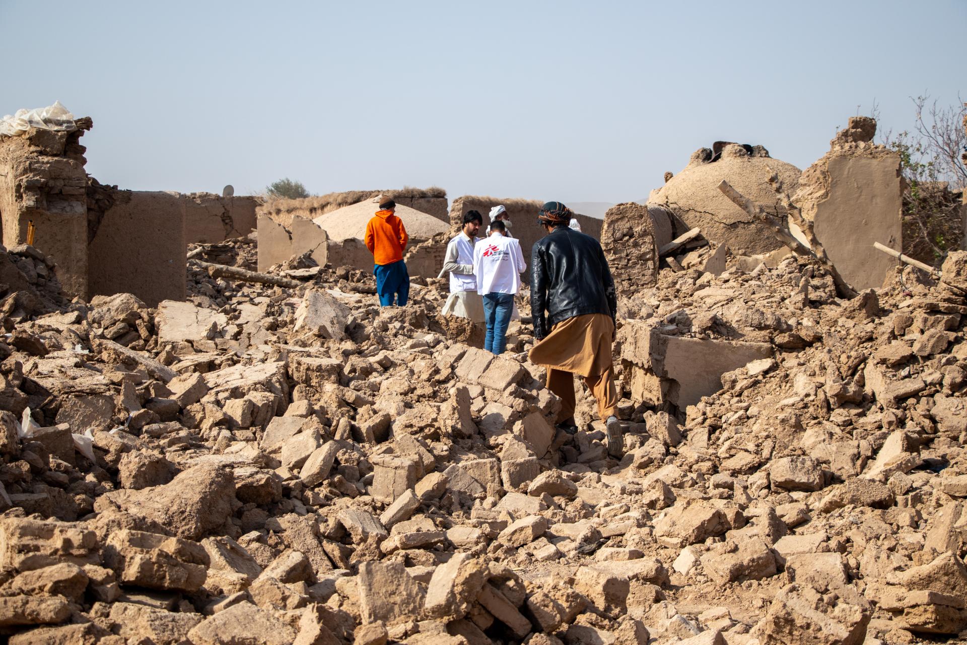 Earthquake, Sanjaib Village, Injil District, Herat Province, Afghanistan