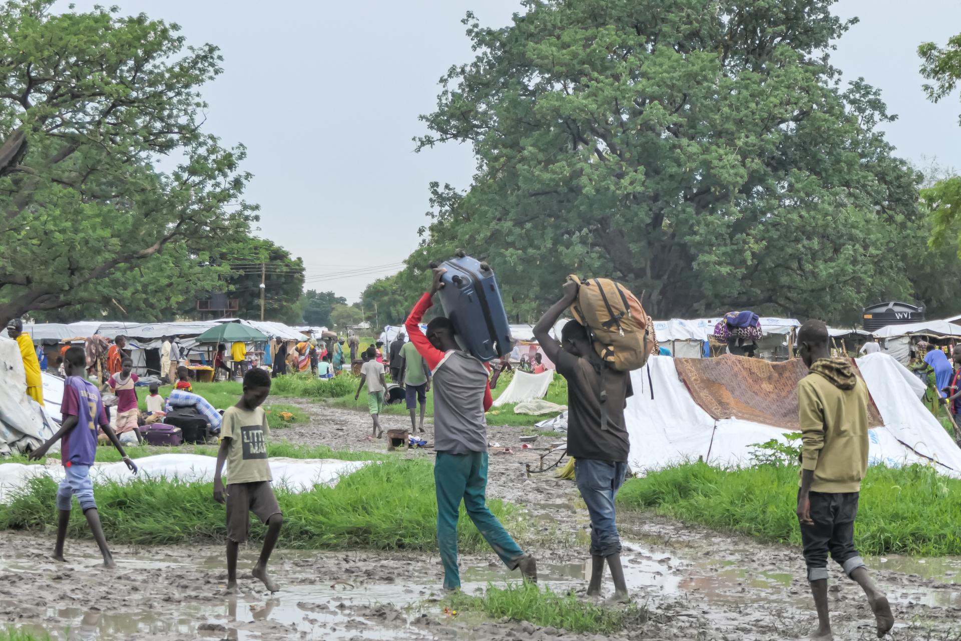 People returning from Sudan are arriving in alarming health conditions